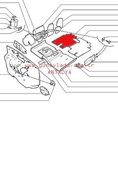 DÖŞEME-TABAN İZOLASYON ARKA SAĞ 51 Lada Vega