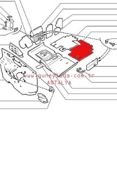 DÖŞEME-TABAN İZOLASYON ARKA SOL 51 Lada Vega