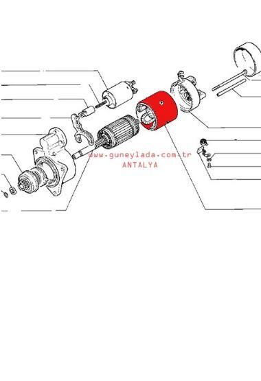 ELEK-MARŞ GÖVDESİ YASTIKLI 48 Lada Samara