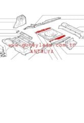 HB KAPORTA-BAGAJ HAVUZ KENAR SACI SAĞ 51 Lada Vega