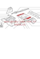 HB KAPORTA-BAGAJ HAVUZ KENAR SACI SAĞ 51 Lada Vega