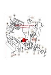 KAPI KİLİTLEME ÇUBUĞU  [Skoda Favorit,Forman,Pickup]  11
