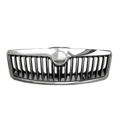 PANJUR ÖN KOMPLE Izgara Nikelajlı + Krom Çıta [Skoda Octavia 2009-2013 Facelift] 1Z0853661A