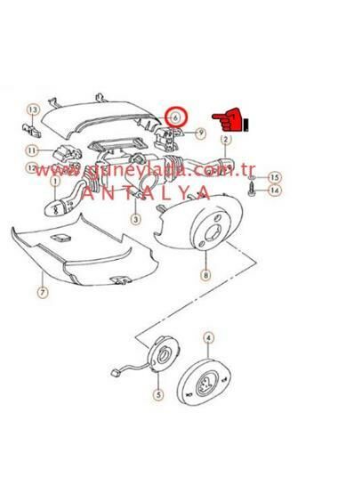 DİREKSİYON KOMITATOR KUTU KAPLAMASI ÜST [Skoda Felicia, Pickup]