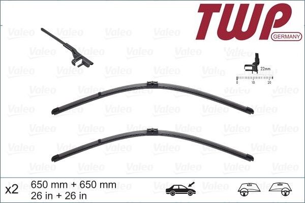 Volkswagen Touareg - Silecek Süpürgesi Set 07-10 - 7L6955425A