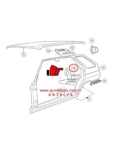PANEL ARKA İÇ KOMPLE   [Skoda Forman]  11