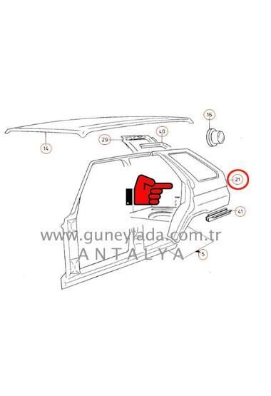 ÇAMURLUK DIŞ ARKA  R-Sağ  [Skoda Forman]   11F