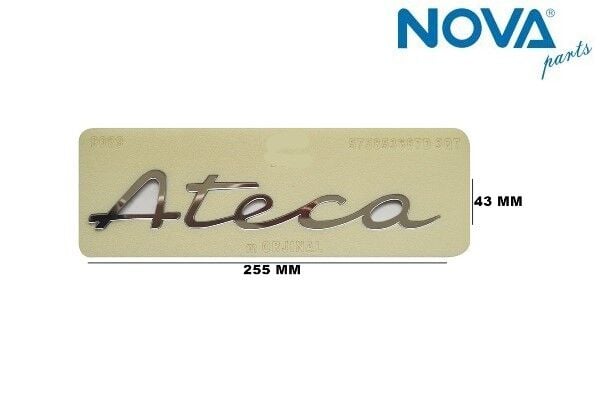 Seat Ateca - Yazı Ateca (Krom) - 575853687D2ZZ