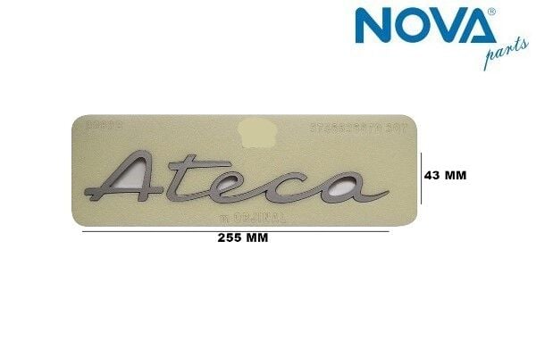 Seat Ateca - Yazı Ateca (Gümüş) - 575853687D3Q7