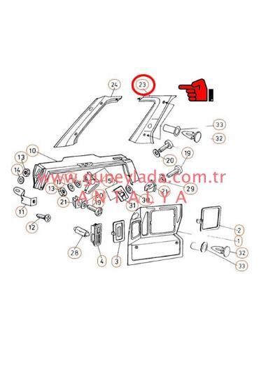BAGAJ İÇ YAN KAPLAMA ARKA    L-Sol     [Skoda Forman]  11F