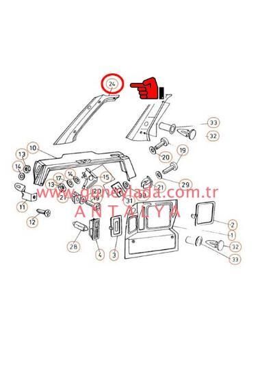 BAGAJ İÇ YAN KAPLAMA ÖN    R-Sağ   [Skoda Forman]  11F