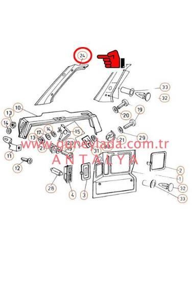 BAGAJ İÇ YAN KAPLAMA ÖN    L-Sol    [Skoda Forman]  11F