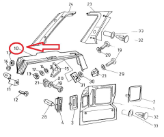 BAGAJ İÇ YAN KAPLAMA    R-sağ   [Skoda Forman]  11F