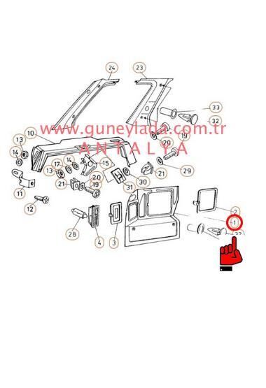 BAGAJ İÇ YAN KAPLAMA    L-Sol   [Skoda Forman]  11F