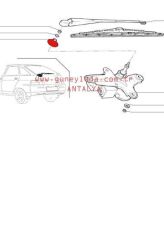 DÖŞEME-ARKA CAM MOTORU FREZE TAPASI YM. 51 Lada Vega