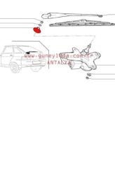 DÖŞEME-ARKA CAM MOTORU FREZE TAPASI YM. 51 Lada Vega