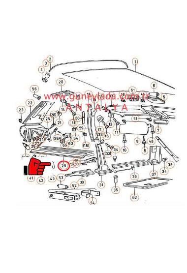 BAGAJ TABLASI ÖN  Siyah  [Skoda Forman]  11F
