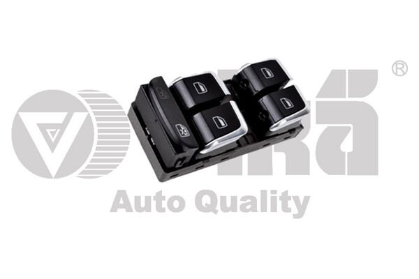 Audi A4 - Cam Açma Anahtarı (4 Lü Krom) 08-11 - [Audi A5, Q5] - 8K0959851F