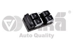 Audi A4 - Cam Açma Anahtarı (4 Lü Krom) 08-11 - [Audi A5, Q5] - 8K0959851F