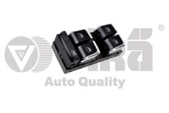 Audi A4 - Cam Açma Anahtarı (4 Lü Krom) 08-11 - [Audi A5, Q5] - 8K0959851F