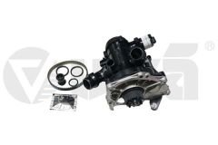 Audi A4 - Su Pompası Gövdesi Komple (Alüminyum Tip Kayışlı & Hortumlu) 2.0 TFSI CYRB-CDNC-CNCB-CNCD-DAXB-DAXC - [Audi A5, A6, A7; Volkswagen Touareg] - 06L121111H