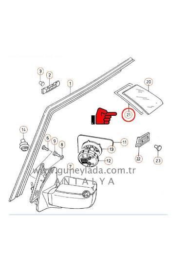 CAM LASTİĞİ  BAKLAVA   [Skoda Forman]  11F         