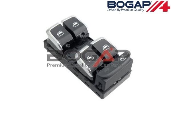 Audi Q3 - Cam Açma Anahtarı (4 Lü Krom) - 12-18 - 8U0959851A