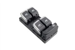 Audi Q3 - Cam Açma Anahtarı (4 Lü Krom) - 12-18 - 8U0959851A