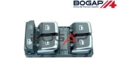 Audi A1 - Cam Açma Anahtarı (4 Lü Krom) 15-18 - [Audi Q3] - 8U0959851
