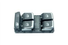 Audi A1 - Cam Açma Anahtarı (4 Lü Krom) 15-18 - [Audi Q3] - 8U0959851