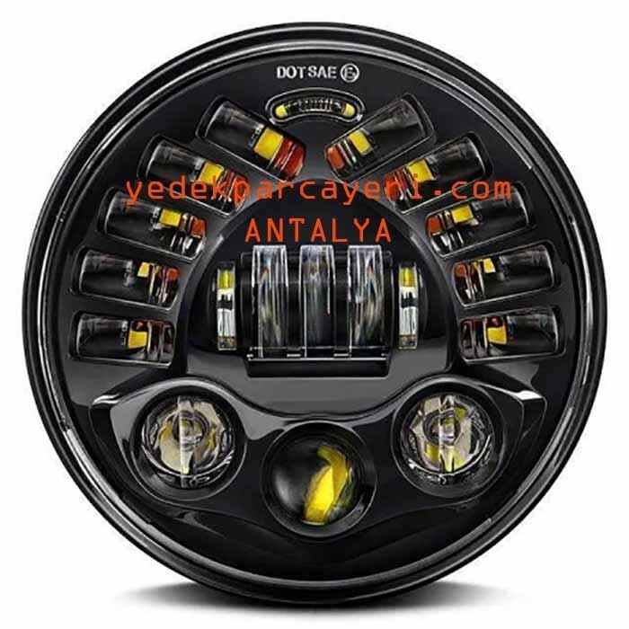 ELEK-FAR YM. TKM. 7'' HEADLİGHT LED ÜÇ GÖZ 47 49 Lada Vaz Niva