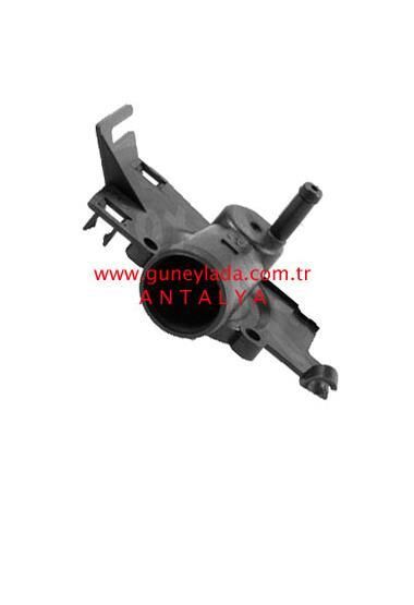TERMOSTAT ÜST KOMPLE  75° [Skoda Felicia,Pickup,1.3Mpi, Kanatlı]  12
