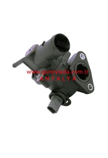 TERMOSTAT ÜST ve ALT YUVA KOMPLE  [Skoda Fabia AME,AQW,ATZ,AZE]