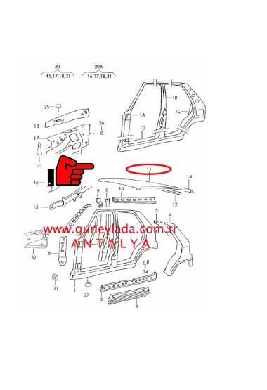 TAVAN SACI [Skoda Felicia HB]  12