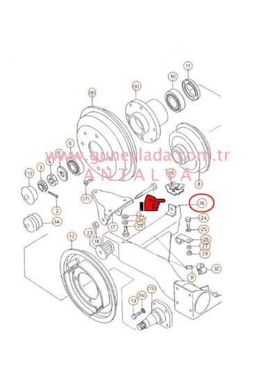 ARKA TRAVERS,AKS TAŞIYICI KOVANI [Skoda Felicia Combi,Pickup]