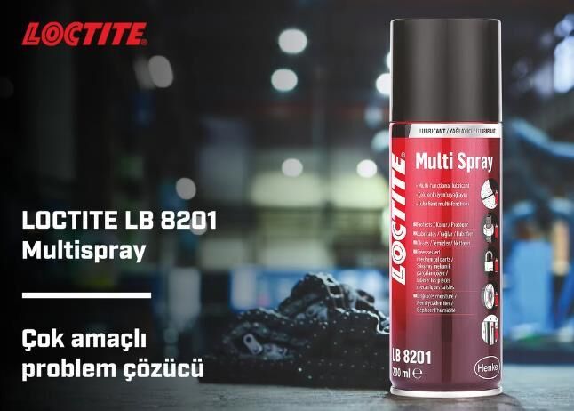 YAĞLAYICI ve PAS SÖKÜCÜ  200 ml. LOCTITE LB 8201