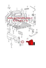 STOP LAMBA ALT BAĞLANTI SACI L Sol [Skoda Felicia Pickup]