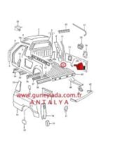 TABAN BAĞLANTI SACI ARKA [Skoda Felicia Pickup] 12p