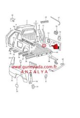 TABAN BAĞLANTI SACI ARKA [Skoda Felicia Pickup] 12p