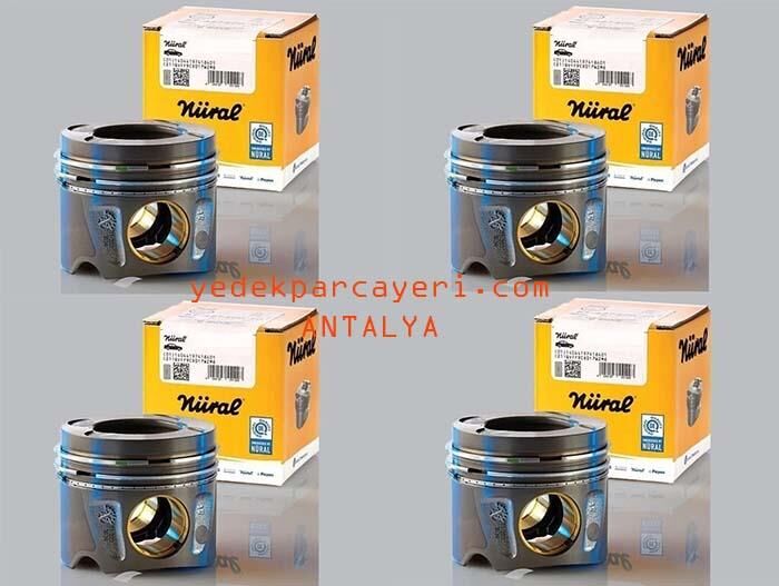 MOTOR PİSTON+SEKMAN TAKIM 69.60 STD 16v OPEL 1.3cc FİAT 1.3cc MULTİJET