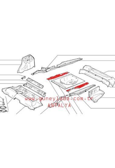 KAPORTA-BAGAJ HAVUZ KENARI SOL 51 Lada Vega