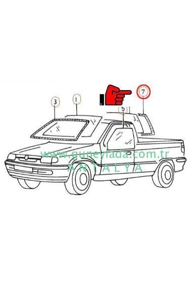 CAM LASTİĞİ ARKA [Skoda Felicia Pickup]    12p        