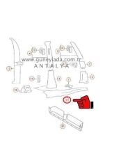 MARŞPİYEL İÇ KAPLAMA R-Sağ [Skoda Felicia Pickup] 12p