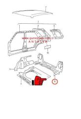PANEL ARKA İÇ KOMPLE Skoda Felicia Combi 12c