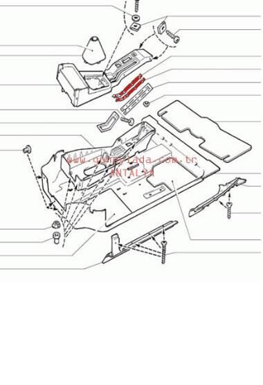 DÖŞEME-VİTES KONSUL LASTİK SACI SAĞ 51 Lada Vega