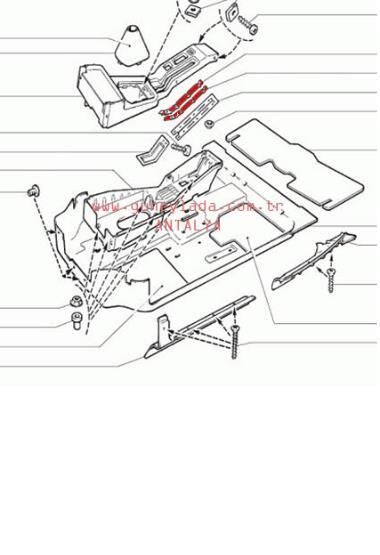 DÖŞEME-VİTES KONSUL LASTİK SACI SOL 51 Lada Vega