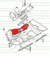 DÖŞEME-VİTES KONSOLU ALT 51 Lada Vega