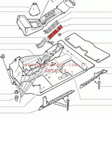DÖŞEME-VİTES KONSULU TUTUCU SACI 51 Lada Vega