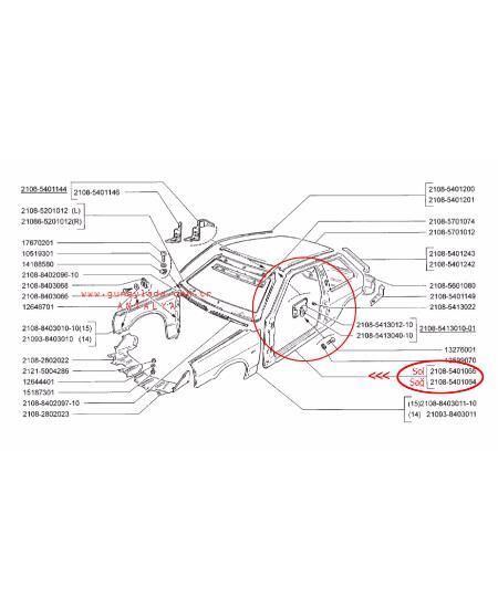 SPORT KAPORTA-YAN PANEL+ARKA ÇAMURLUK SOL 48sp