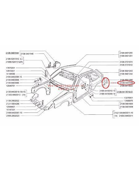 KAPORTA-PANEL ARKA BAĞLANTI SACI 48